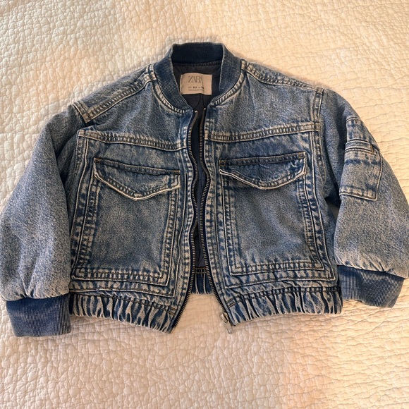 Zara Girls Denim Jacket - Picture 1 of 2